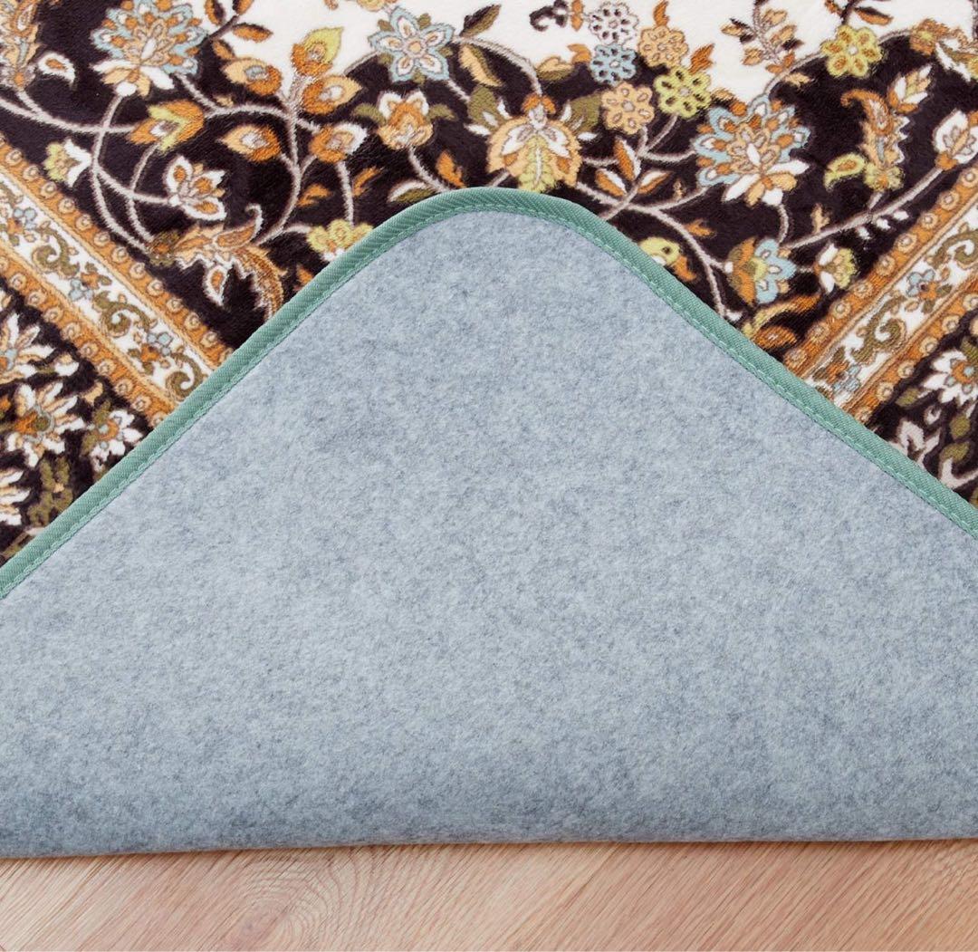 大津毛織 洗える、軽量、あたたかい 吸湿発熱ホットテックス カーペット 長方形