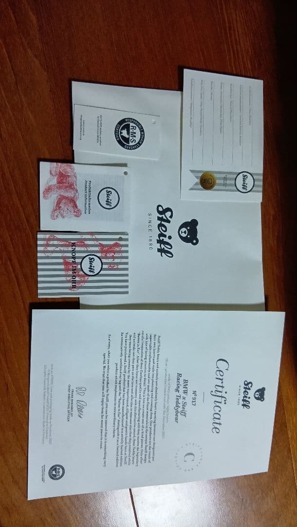 【1000個限定品】テディベア BMW x Steiff シュタイフレーシング