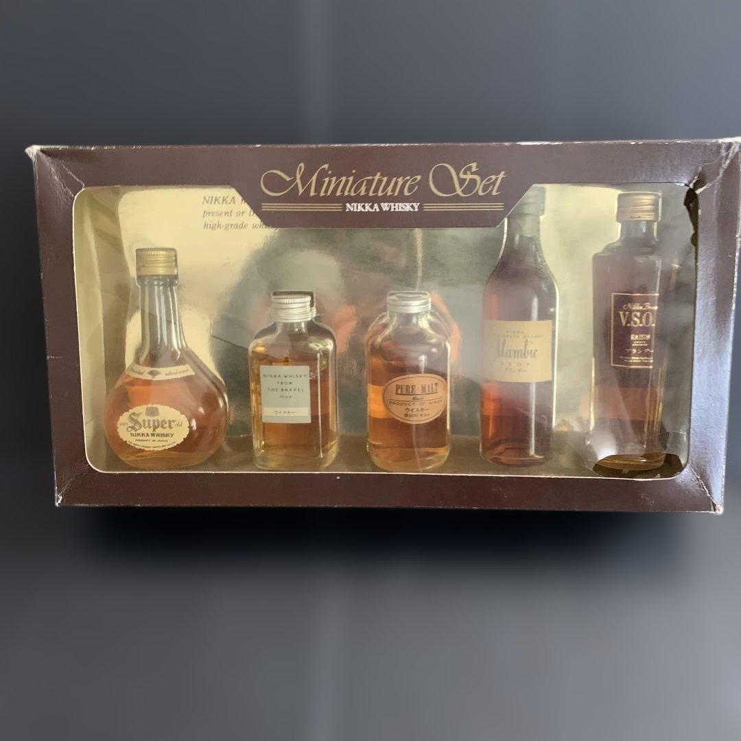当時物　ニッカウイスキー ミニチュアセット