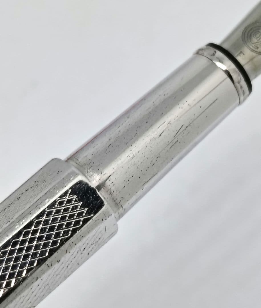 カランダッシュ エクリドール XS 万年筆 レトロ シルバー ミニ キャップ式