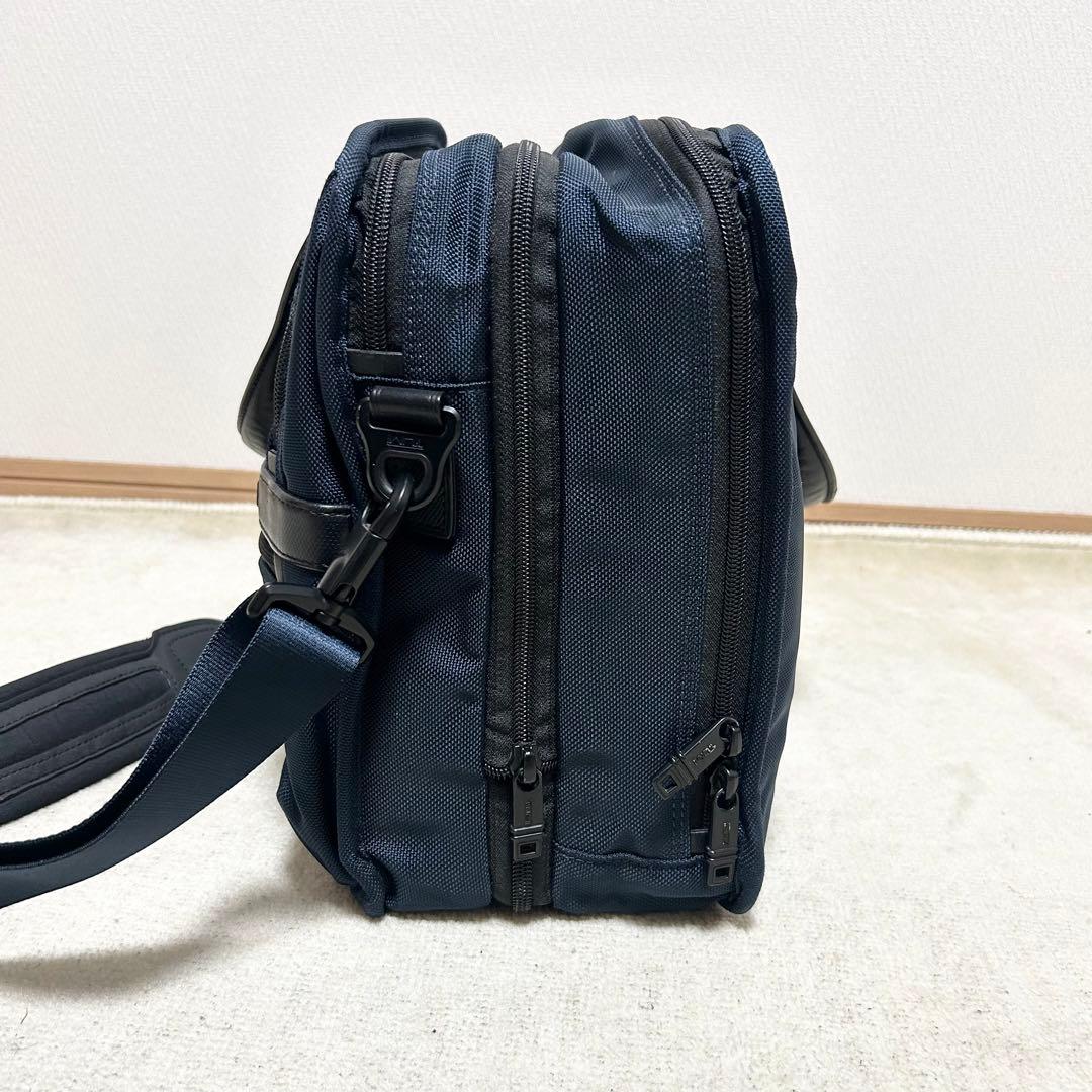 美品　TUMI × SHIPS ブリーフケース　ビジネスバッグ　ネイビー　コラボ