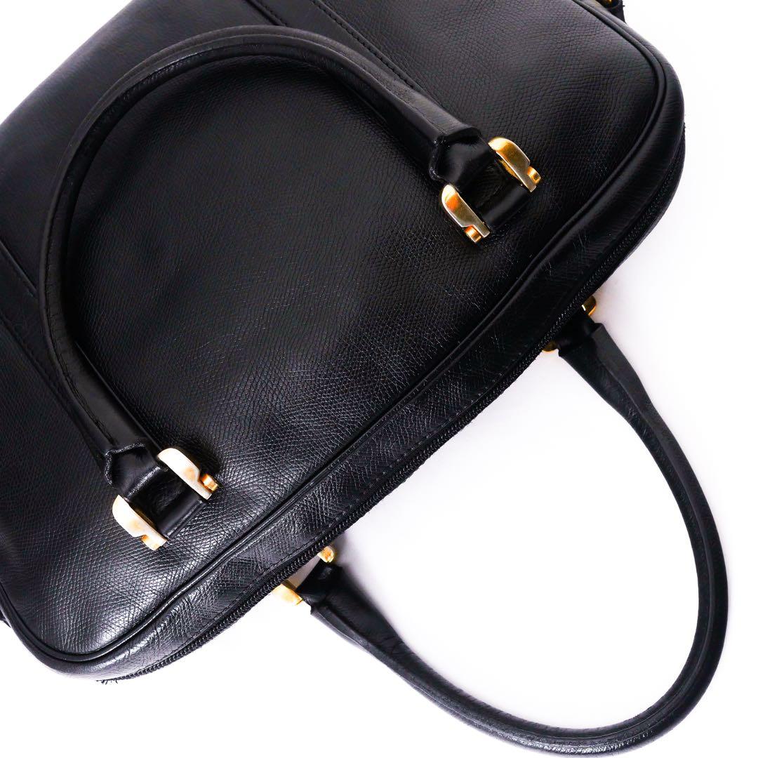 美品 LOEWE ロエベ アナグラム ブリーフバッグ ビジネスバッグ 黒