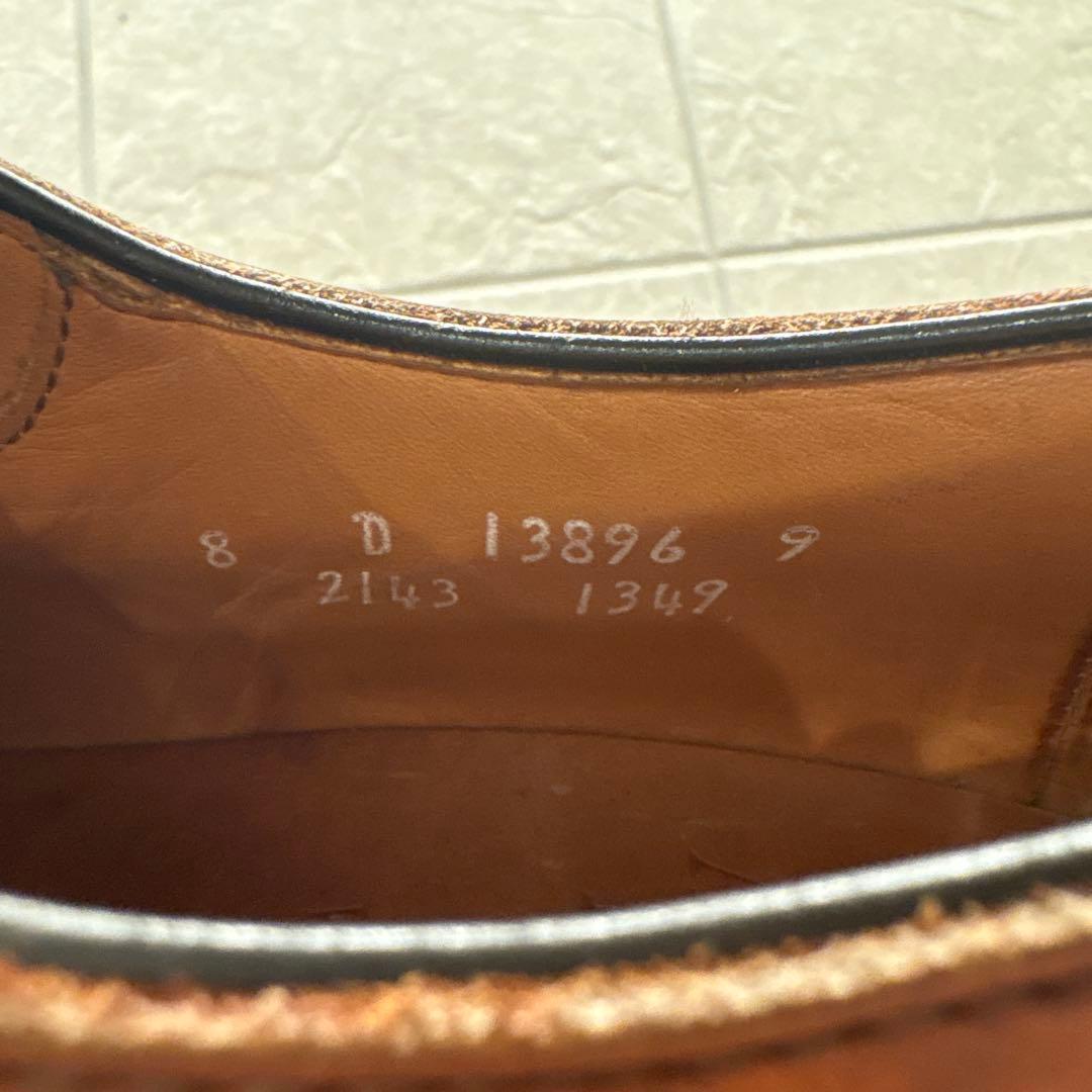 アレンエドモンズ　革靴　レザーシューズ　Uチップ