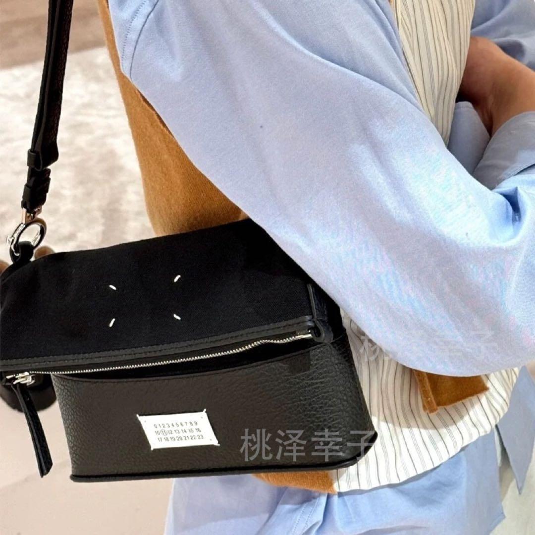 メゾンマルジェラ ショルダーバッグ バケットバッグ 黒