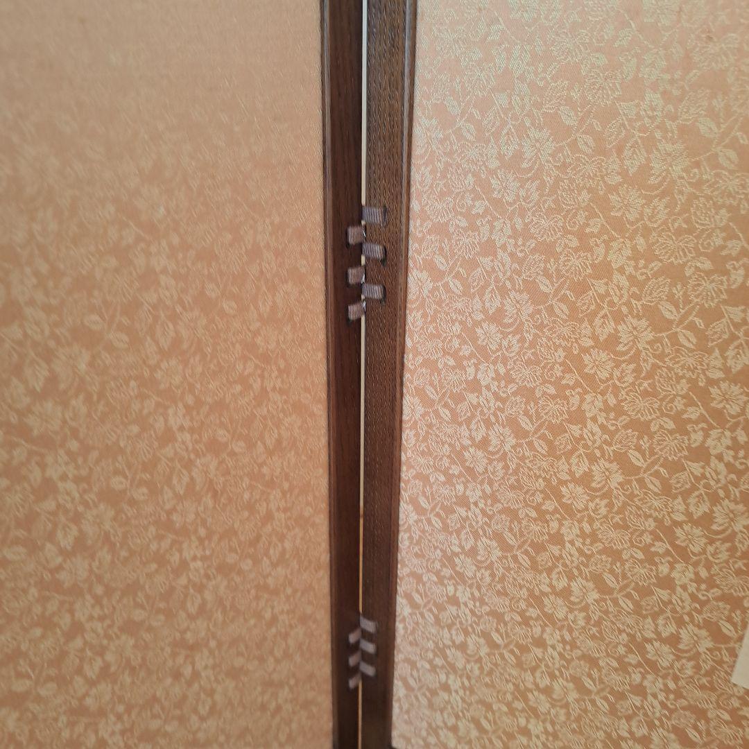 風炉先屏風　リバーシブル　秋の詩　山頭火　書