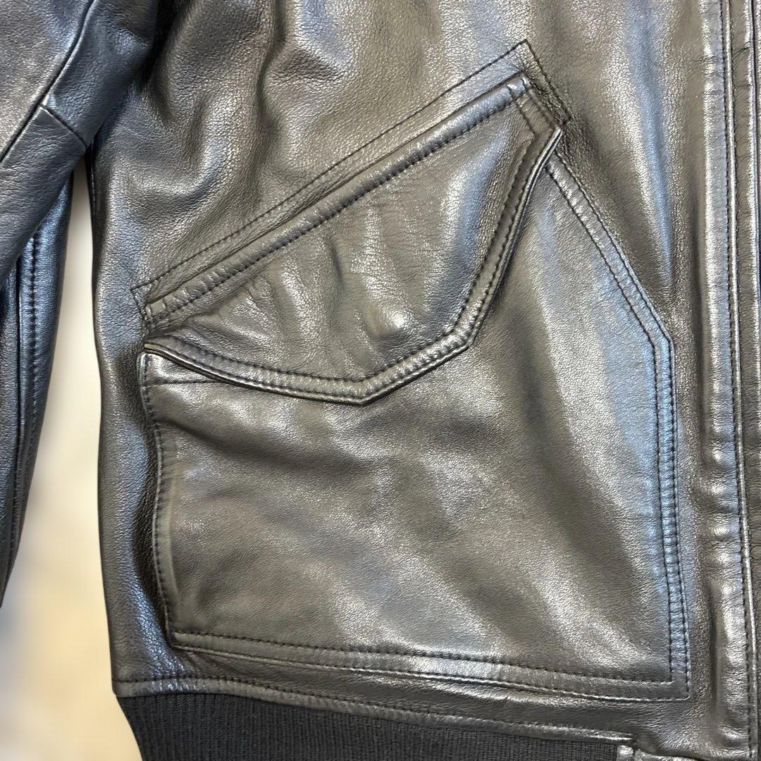 AVIREX アヴィレックス トップガン レザー ジャケット ブラック