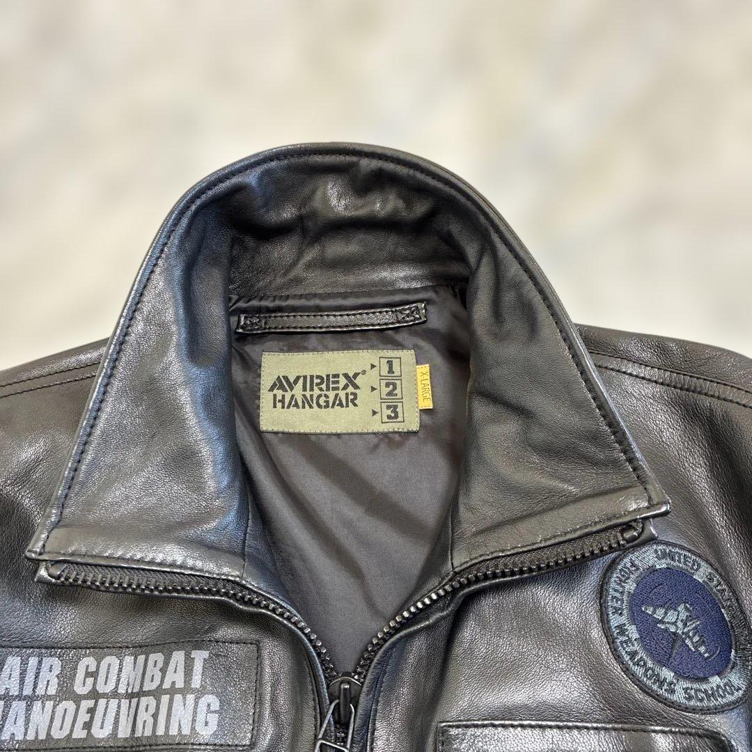 AVIREX アヴィレックス トップガン レザー ジャケット ブラック