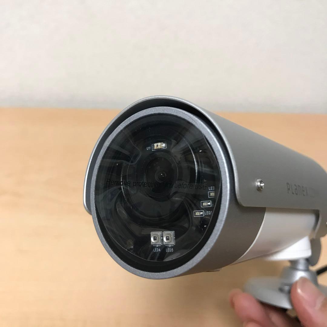 PLANEX カメラ一発！ 有線LAN防犯カメラ CS-W80FHD ①