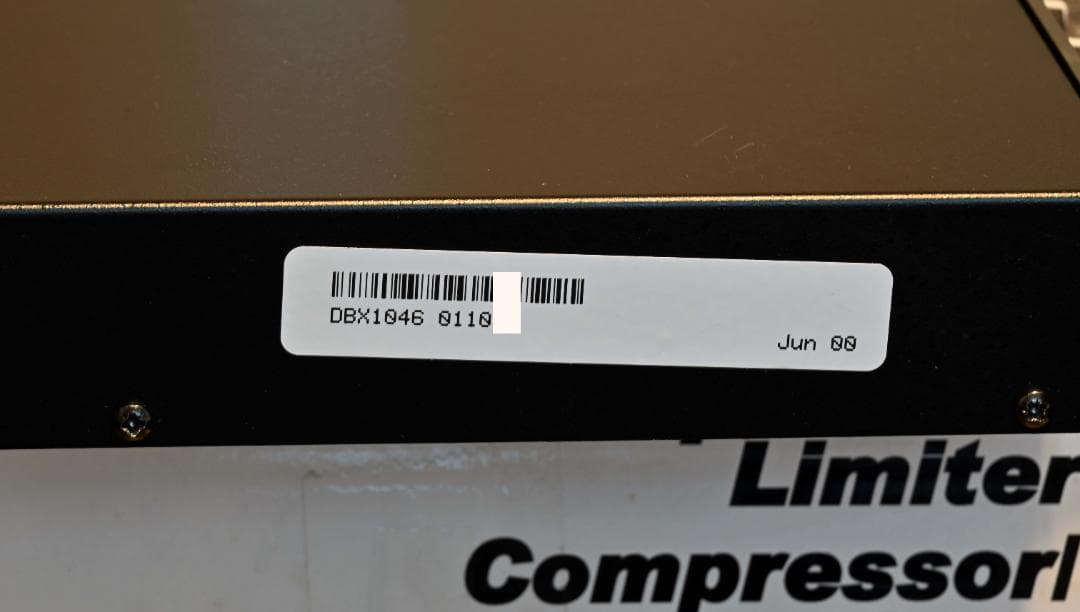 配信機器・PA機器・レコーディング機器 dbx 1046 Quad Compressor/Limiter