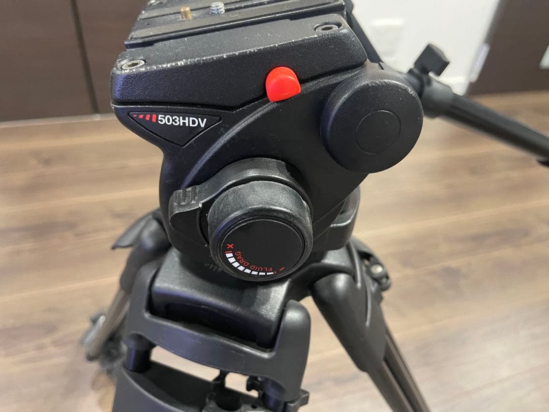 Manfrotto 525MVB 503HDV 雲台付き 三脚　値段交渉可能です