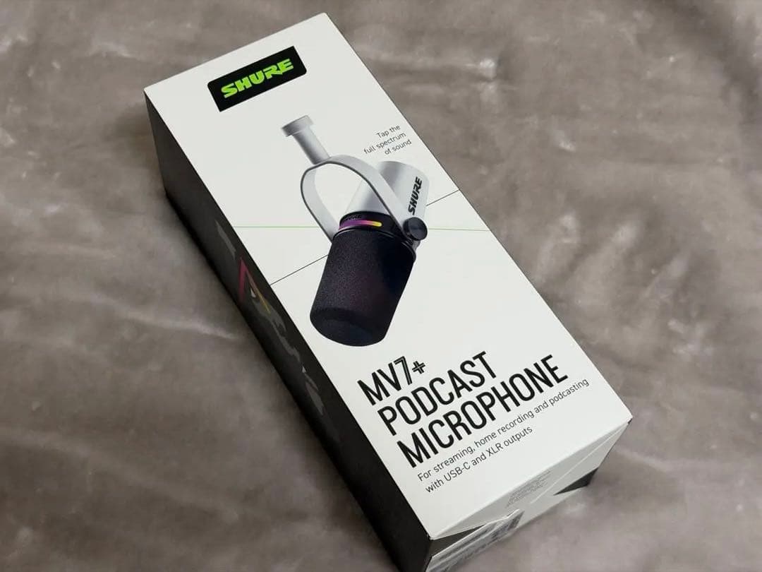 配信機器・PA機器・レコーディング機器 SHURE MV7+ PODCAST MICROPHONE