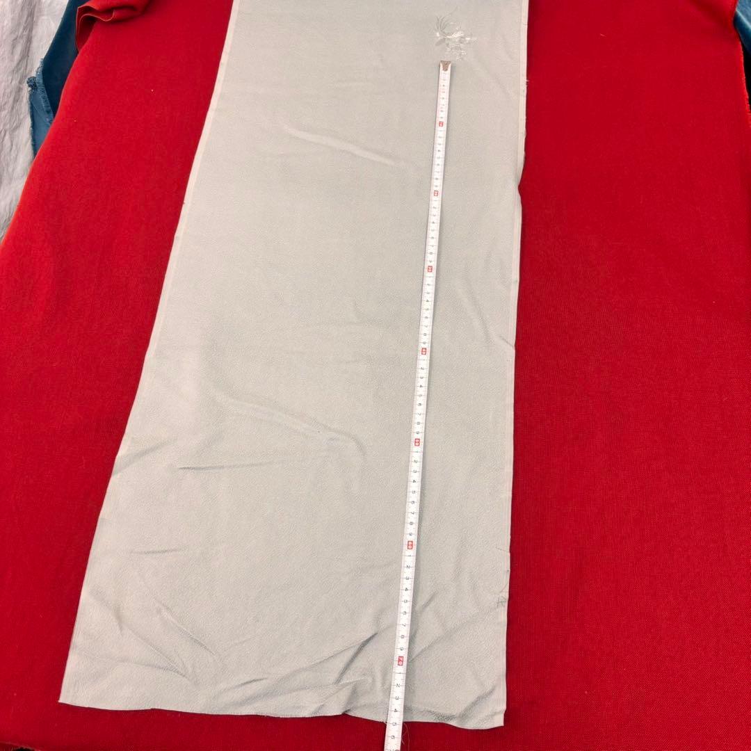 色無地反物　蘇州刺繍 未使用　アイスブルー