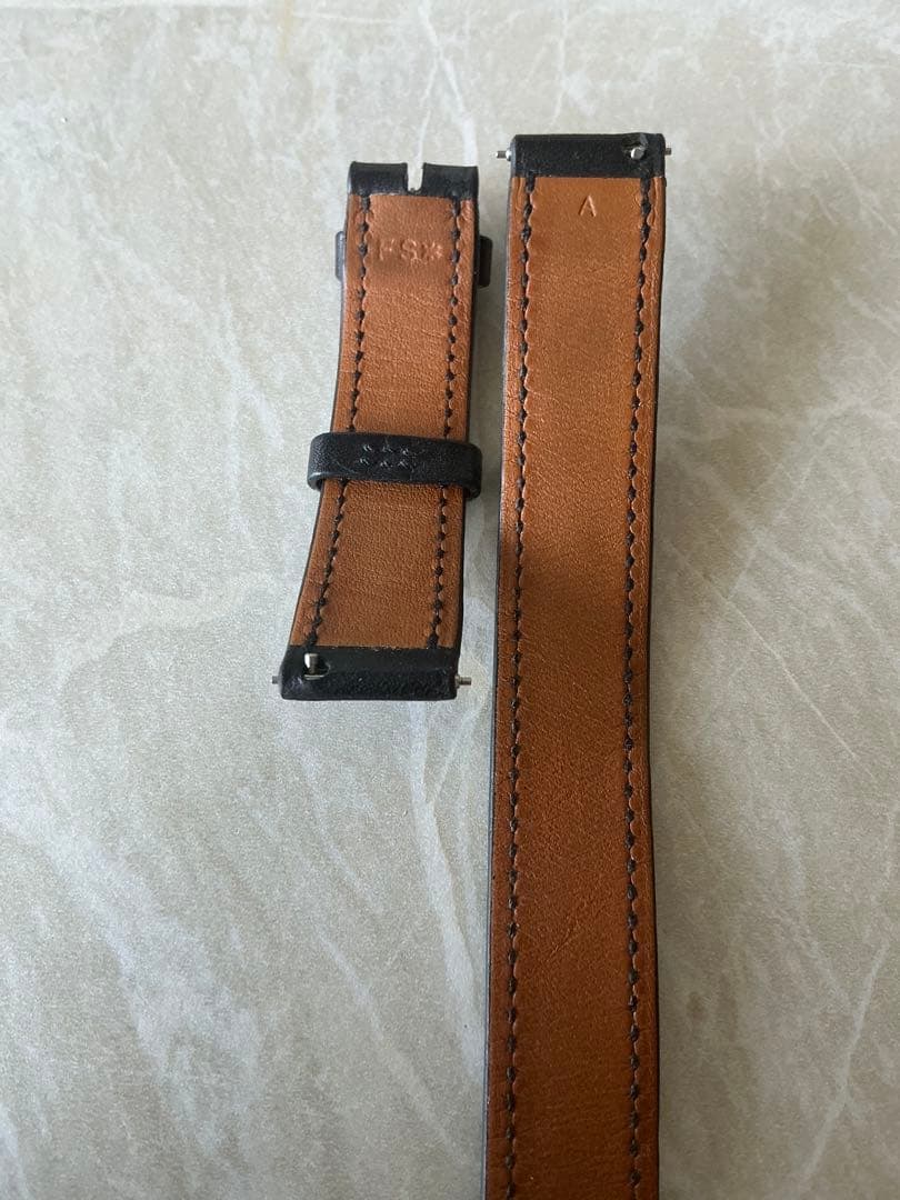 ま【純正】エルメス　ドゥブルトゥール　替えベルト　ブラック