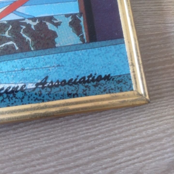 鈴木英人 オールドアメリカ風景・ パブミラー ポップアート昭和レトロ未使用・希少