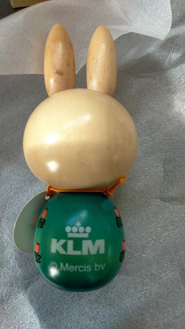 ミッフィー　こけし　卯三郎こけし　チューリップ柄　KLM オランダ航空　非売品