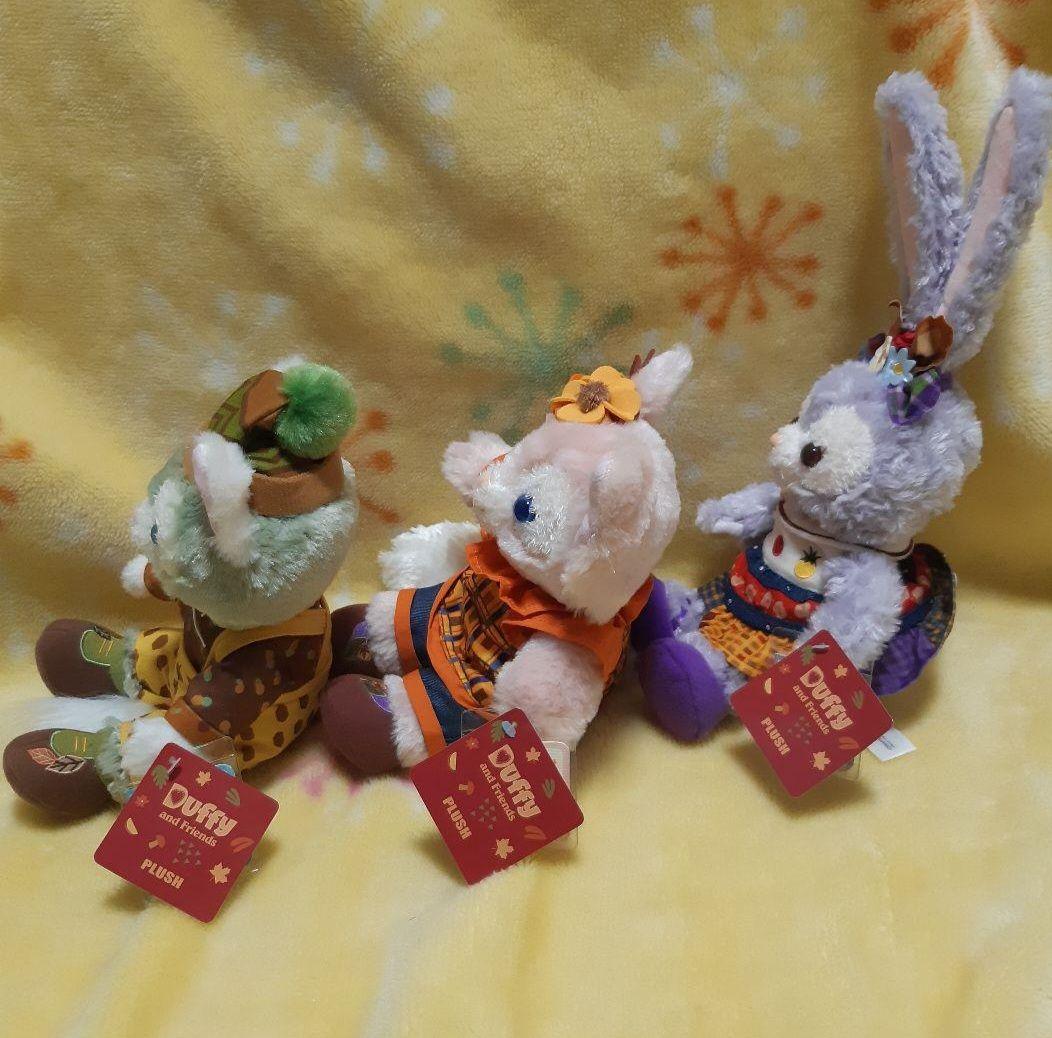 香港ディズニー　リーナベル　ステラルー　ジェラトーニ　ぬいぐるみ　秋日　2023