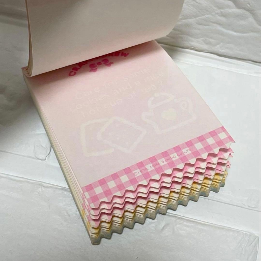 希少　サンリオ　クラフティクルー　メモ帳　セット　昭和レトロ　1984年　当時物