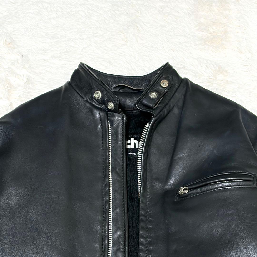 美品‼️schott641 42インチシングルライダース　インナーボア付