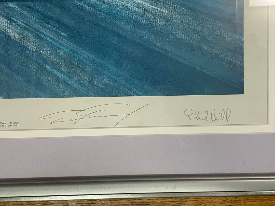 1967年ルマン24レース Ford GT Mk4 作者ドライバーサイン入