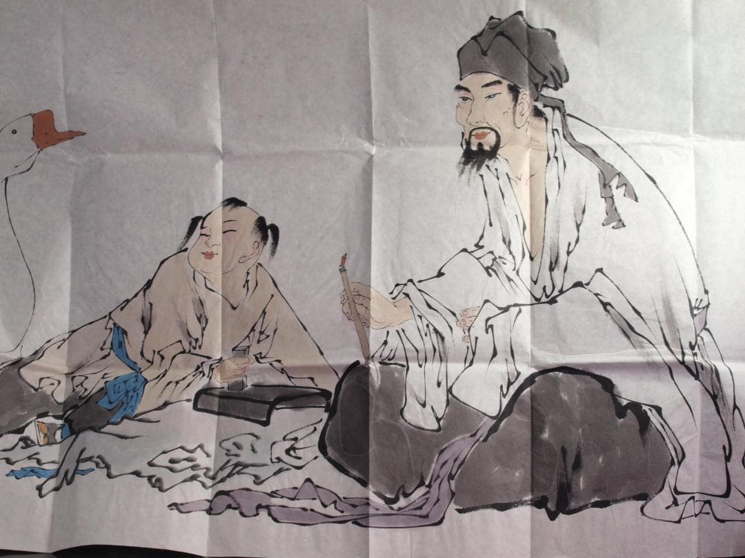 南宋時代古掛け軸「範曽作絵　肉筆保証中国古美術 AK2150A12-3