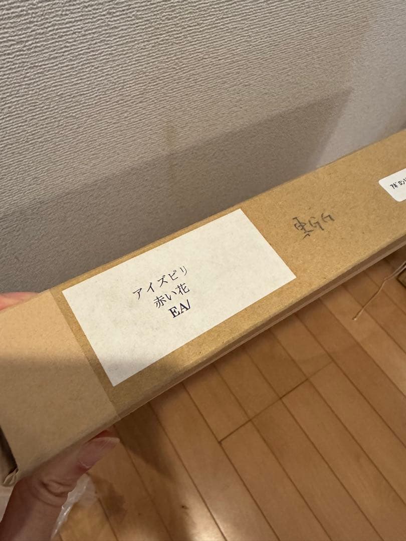 Aizpiri アイズピリピンクバックの赤いバラ リトグラフ