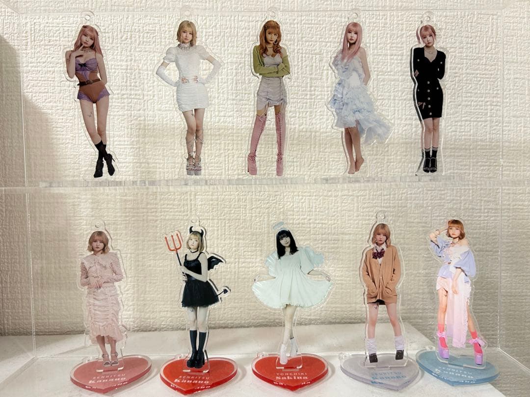 アクリルスタンド 10体セット　戦慄かなの　頓知気さきな