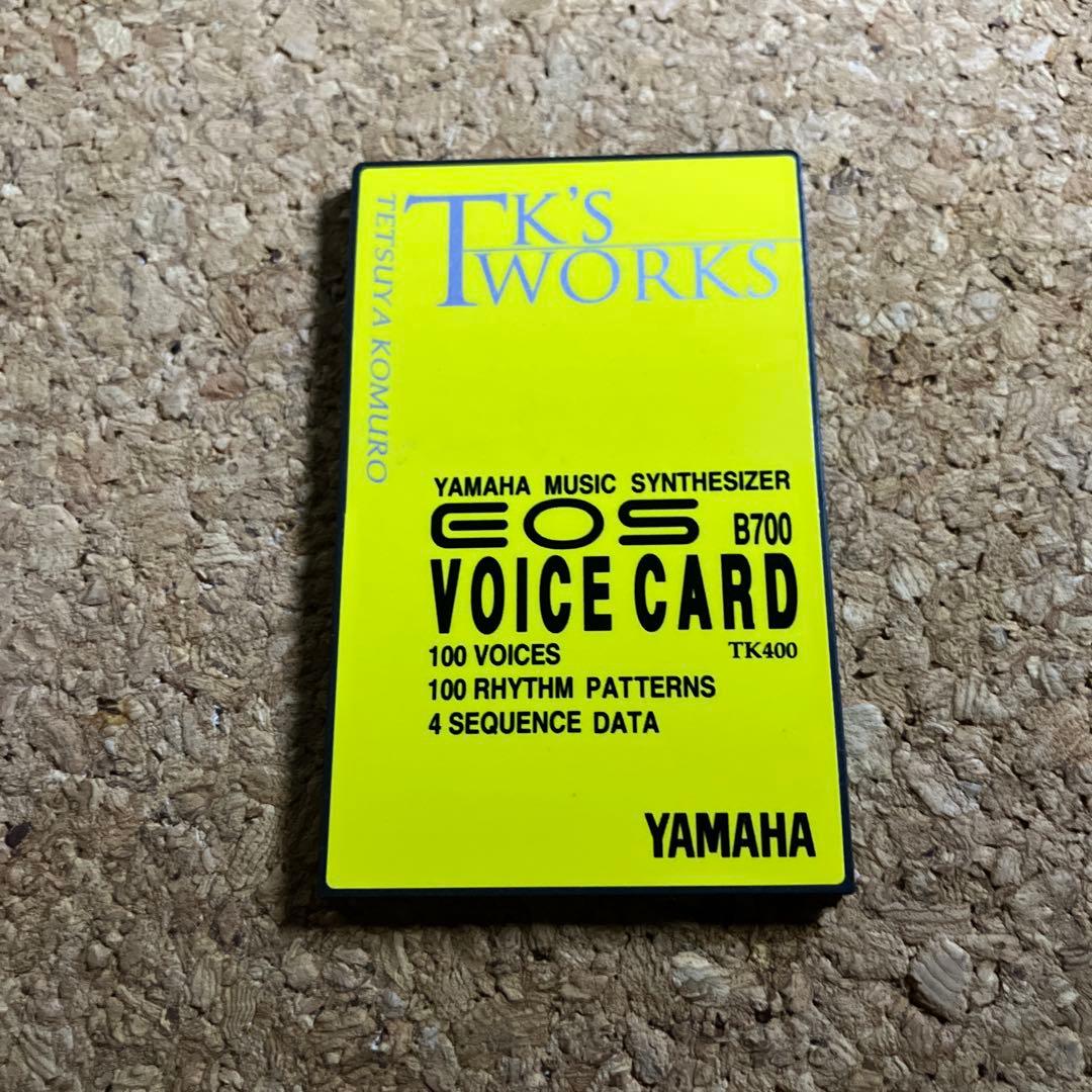 貴重　Yamaha EOS B700 ボイスカードTK400 小室哲哉