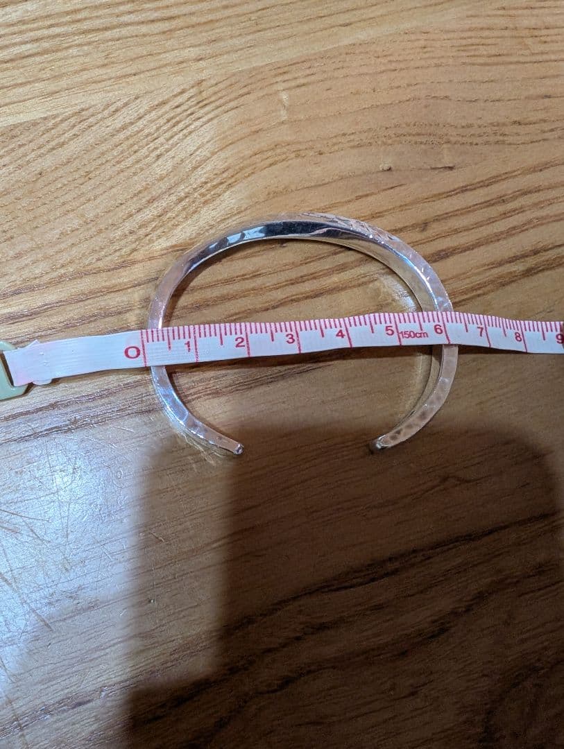 市松　silver スパイラルバングル　Belluria ベルーリア