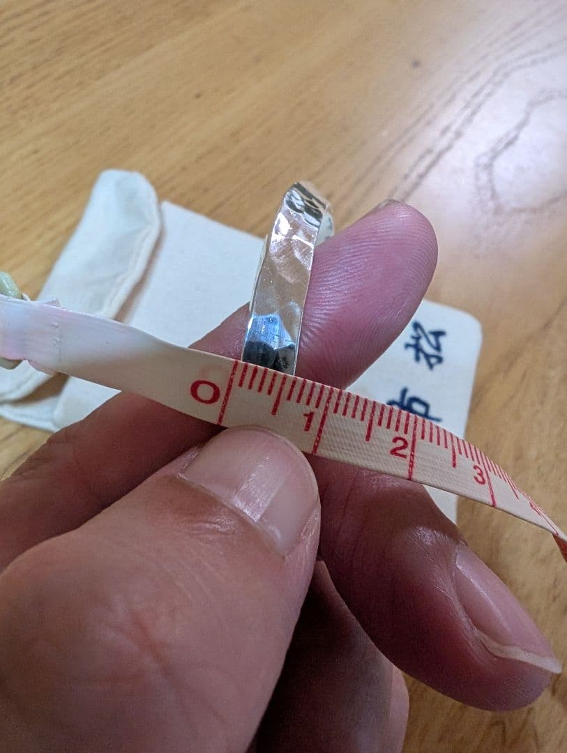 市松　silver スパイラルバングル　Belluria ベルーリア