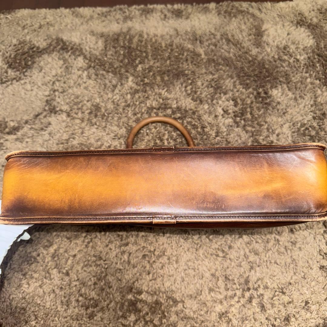 ベルルッティ(berluti)ブラウンレザー ビジネスバッグ