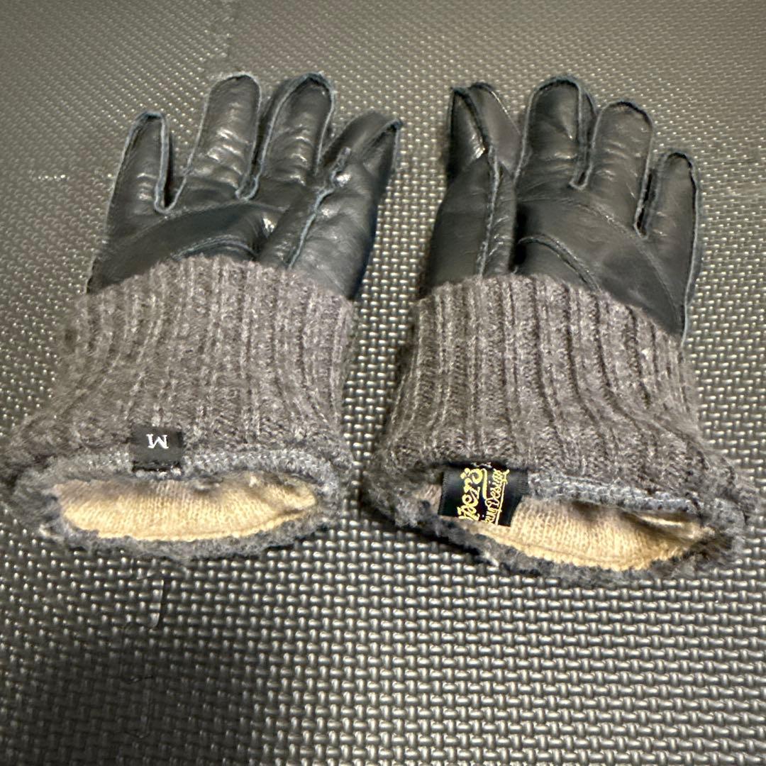 ダッパーズ サイズM レザーグローブ 手袋