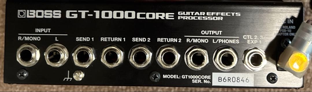 gt1000core (IR2つ付き) & オヤイデ ケーブル & expペダル