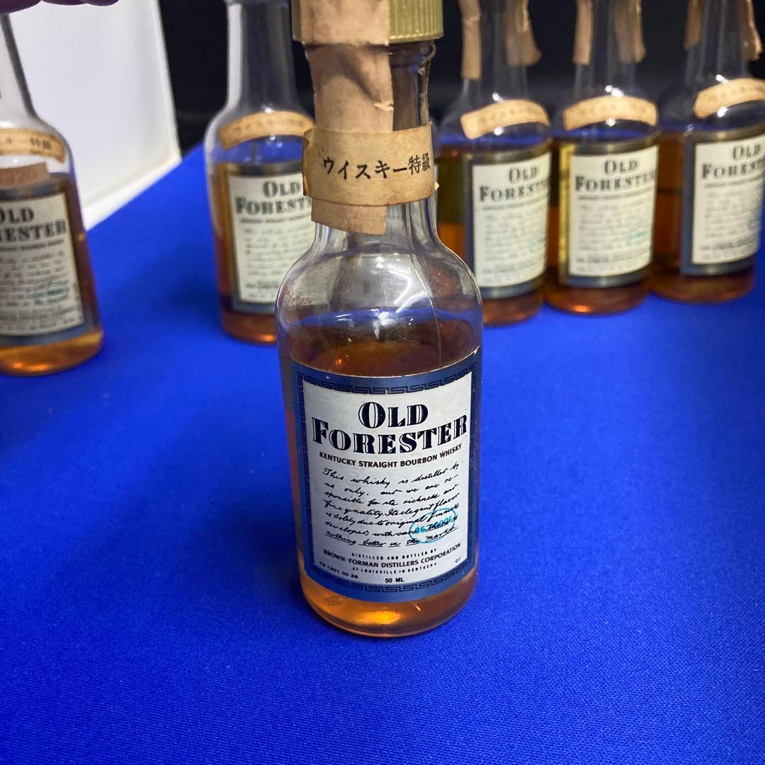 OLD FORESTER ウイスキー 50ml 43%7本
