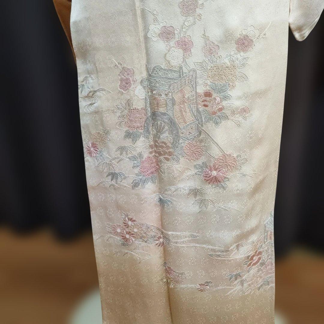 訪問着フルセット 刺繍 しつけ糸付き