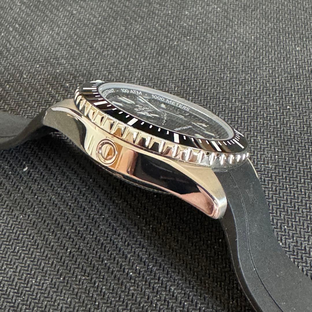 EDOX　エドックス　スカイダイバーネプチュニアン　NEWロゴ　ブラック　美品