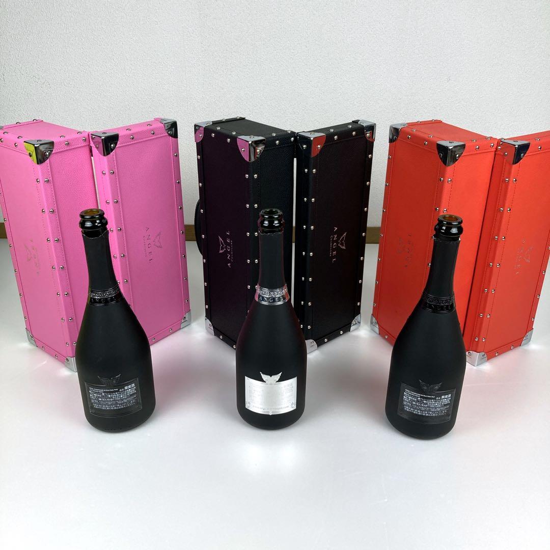 【美品】ANGEL シャンパン空箱・空ボトル6本セット