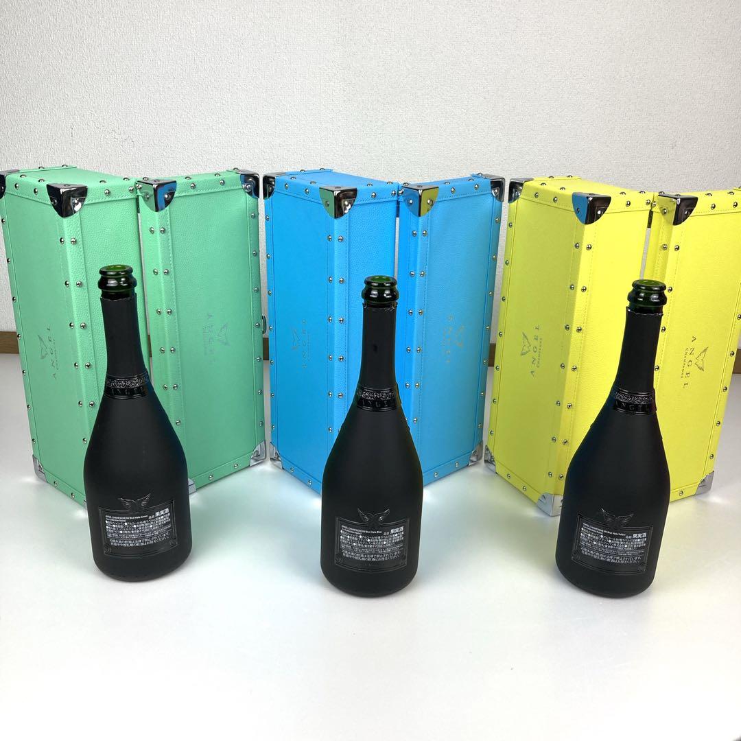 【美品】ANGEL シャンパン空箱・空ボトル6本セット