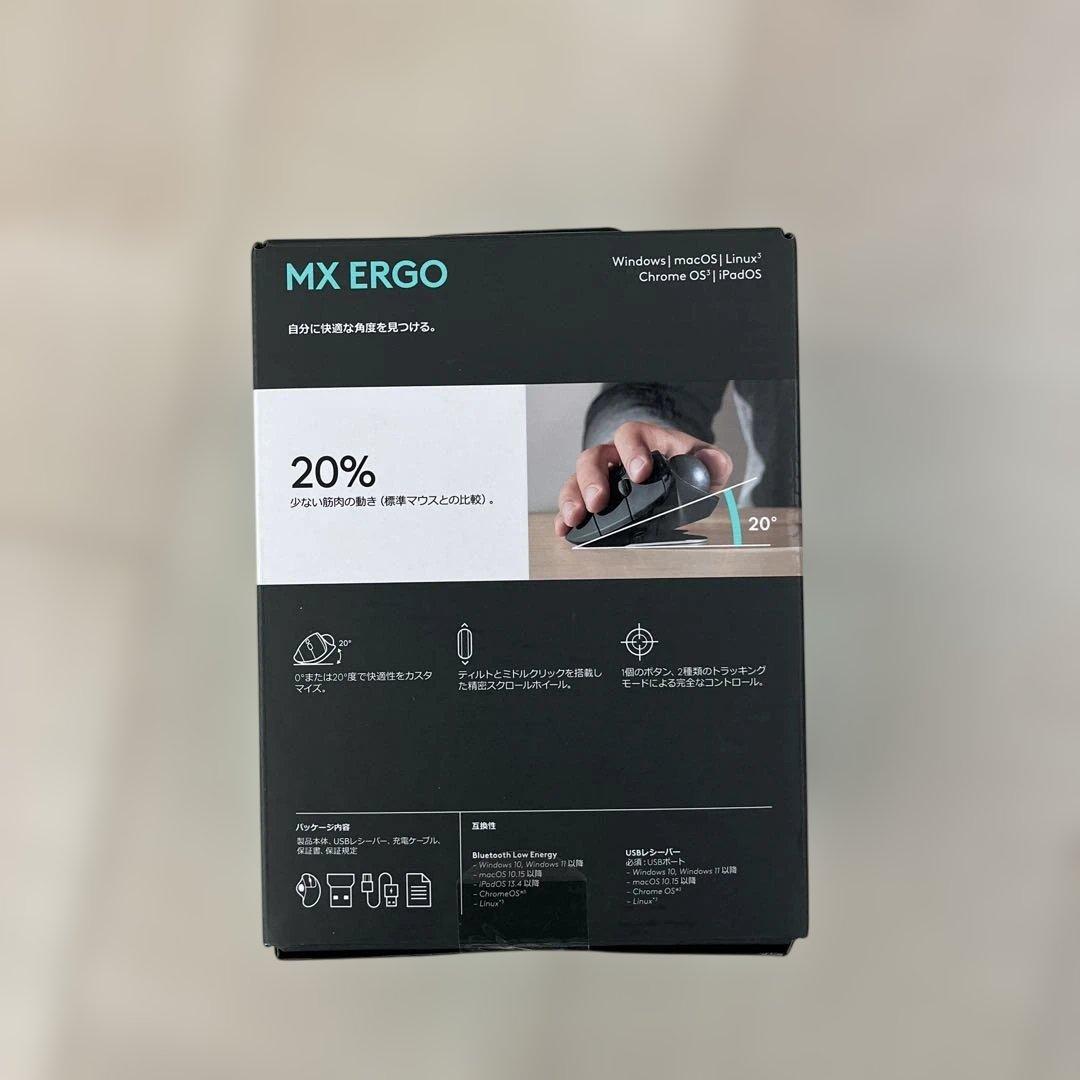 Logicool ロジクール MX ERGO ワイヤレストラックボール マウス