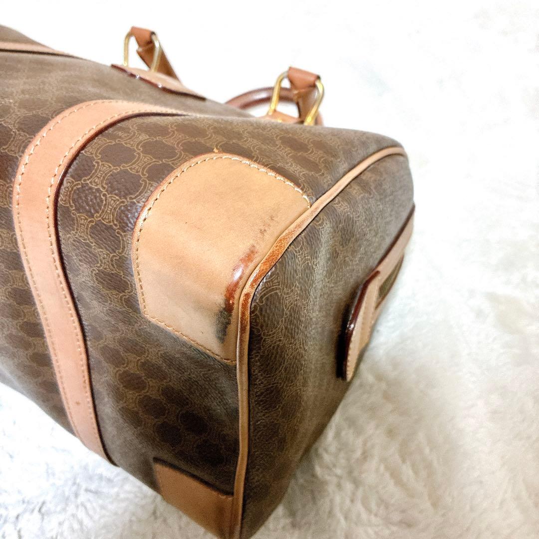 CELINE ハンドバッグ マカダム ボストン ヴィンテージ セリーヌ