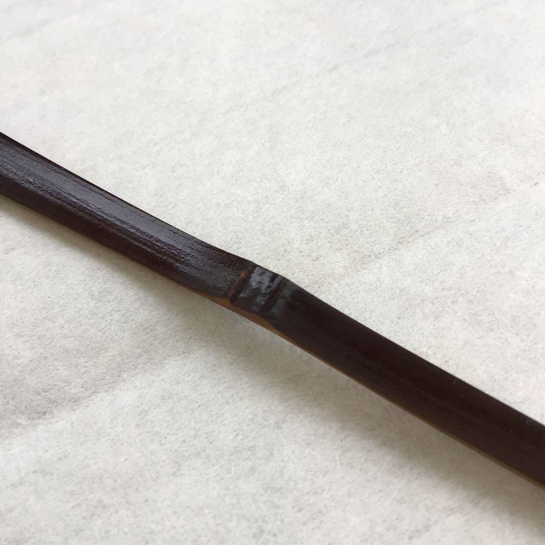 茶道具￼宝暦年代古竹茶杓　銘:花衣　宗春作　妙喜士延書付　竹箱共箱紙箱S62CS