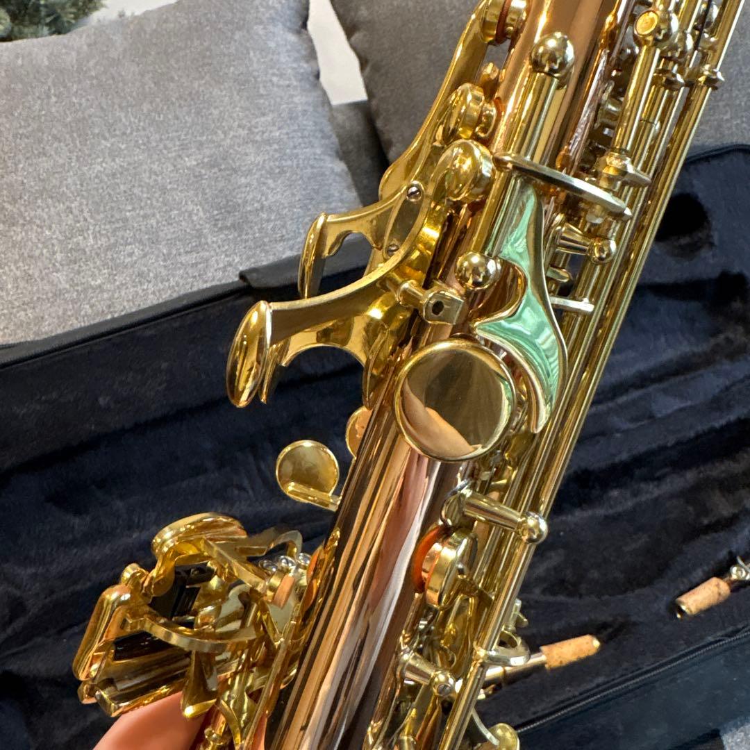 ソプラノサックス　ピンクゴールド