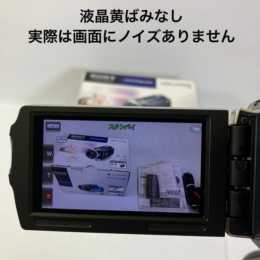 【美品・動作確認済】 SONY ソニー ハンディカム HDR-CX560V