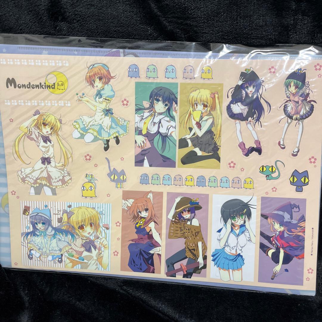 超希少品 A4ステッカーシート(七尾奈留＆九尾)あいすとちょこ＆ぽてねこ