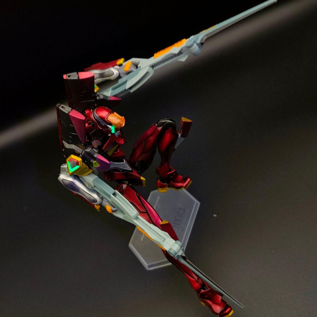 エヴァンゲリオン　弐号機 RG　ESVシールド装備　アスカ　【全塗装完成】