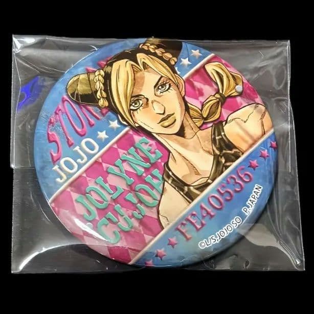 ジョジョの奇妙な冒険 第六部 ストーンオーシャン レトロ看板 缶バッジ 空条徐倫