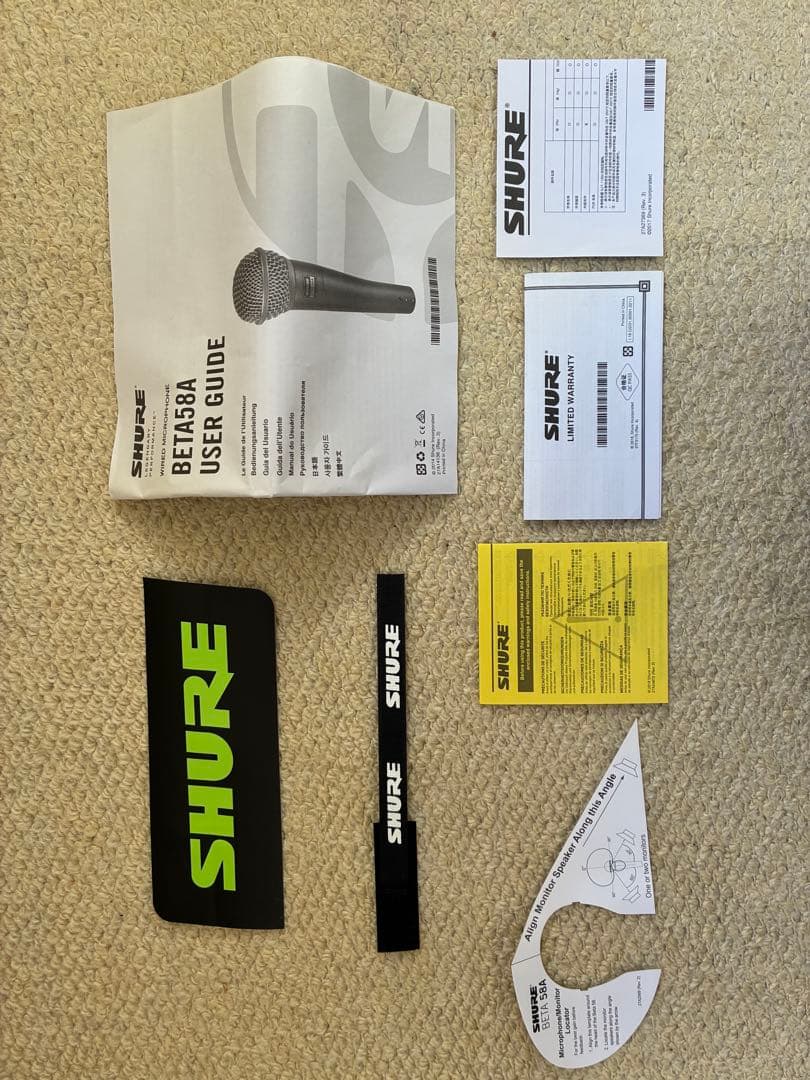 配信機器・PA機器・レコーディング機器 Shure BETA58A