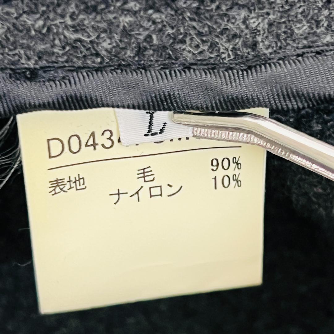 【パパス】ハンティングジャケット 中綿ライナー リバー コーディロイ 異素材 L