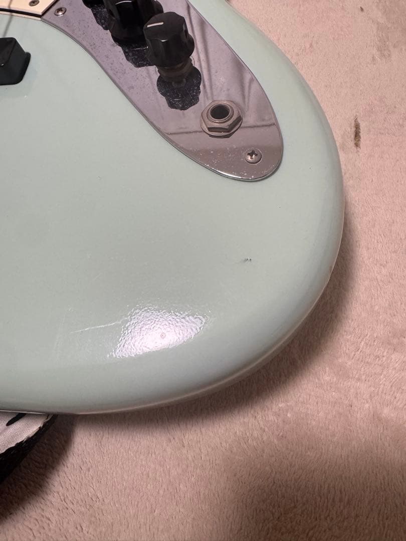 Edwards エレキベース ミントグリーン ストラップ付き