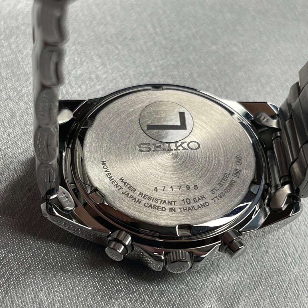 SEIKO 7T92-0DW0 クロノグラフ 【完・美品】