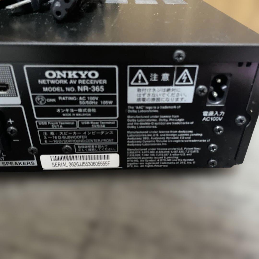 ONKYO ネットワーク AVレシーバー NR-365
